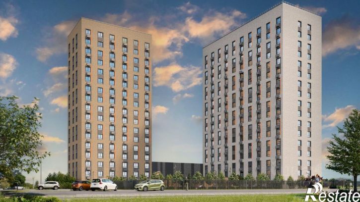 2-комн квартира в новом доме Московская улица, 209