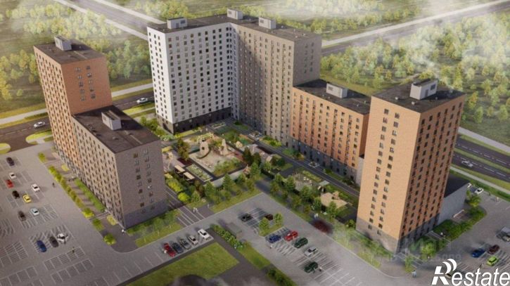 2-комн квартира в новом доме улица Капитана Дорофеева, 10