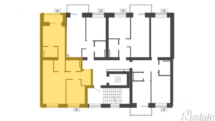 2-комн квартира в новом доме Песочная улица